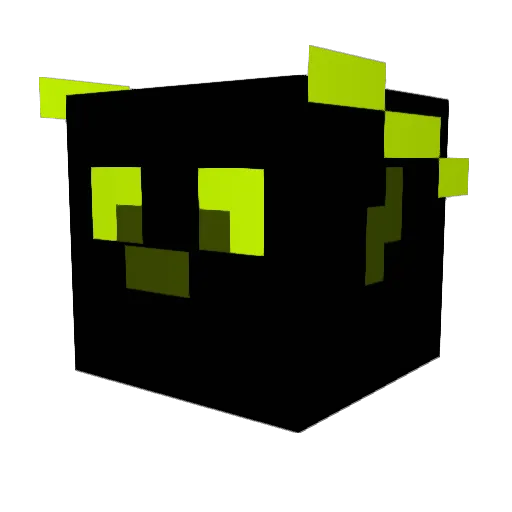 GOA_Agent77 Minecraft avatar head, 3D render