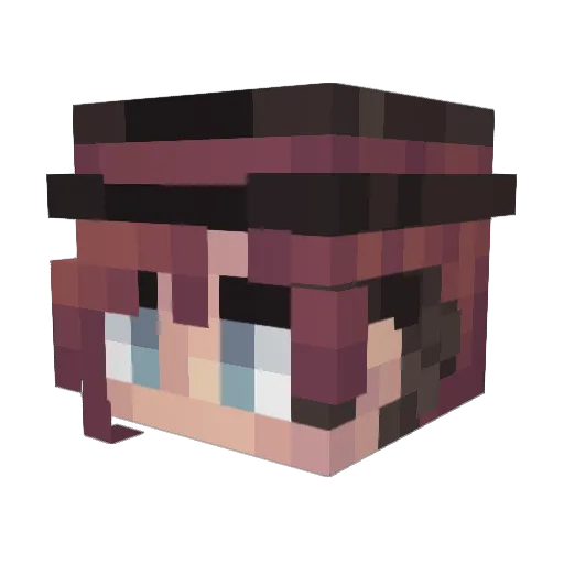 GOBILER Minecraft avatar head, 3D render