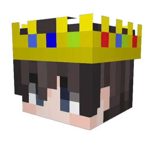 GODBladeYT Minecraft avatar head, 3D render