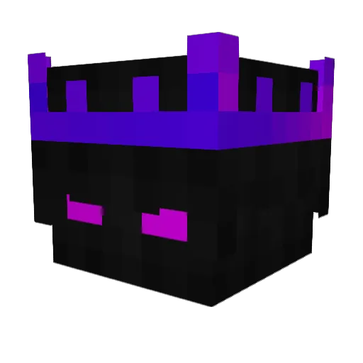 GODBloodY Minecraft avatar head, 3D render