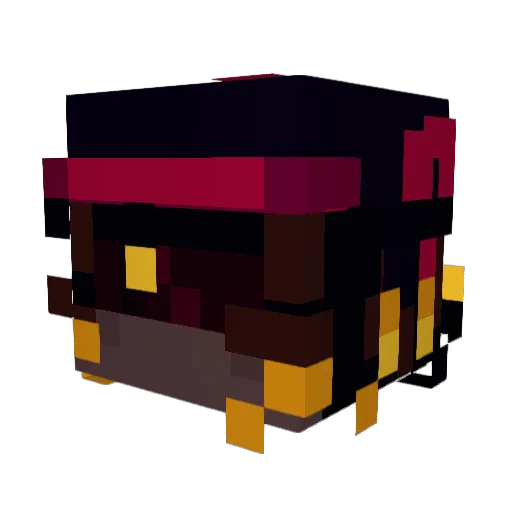 GODCOIL Minecraft avatar head, 3D render
