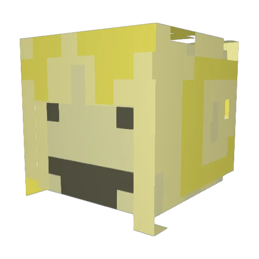 GODJOOJOO Minecraft avatar head, 3D render
