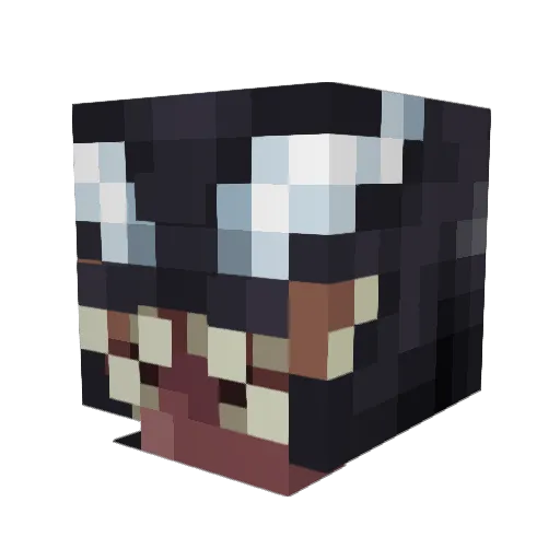GODK1k0 Minecraft avatar head, 3D render