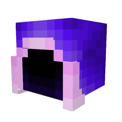 GODN3K Minecraft avatar head, 3D render