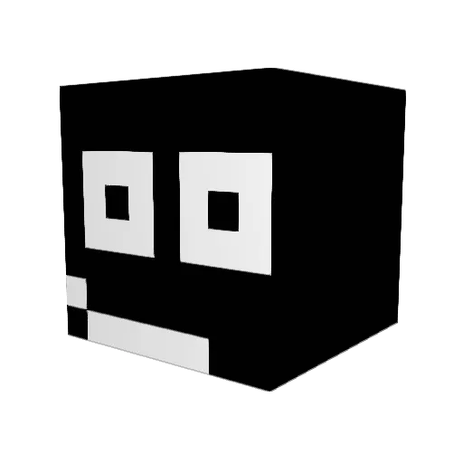 GODNANER Minecraft avatar head, 3D render