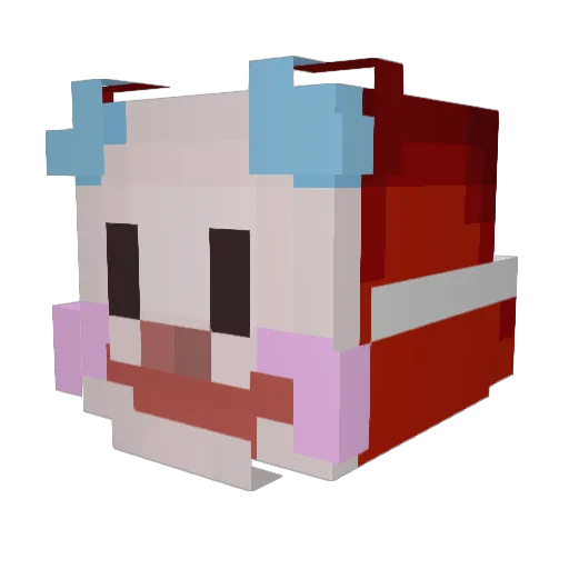 GODOFDEATHTILT Minecraft avatar head, 3D render