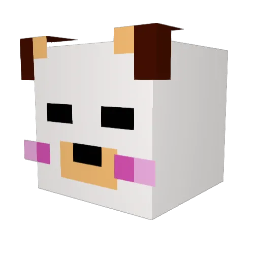 GODOHJ Minecraft avatar head, 3D render