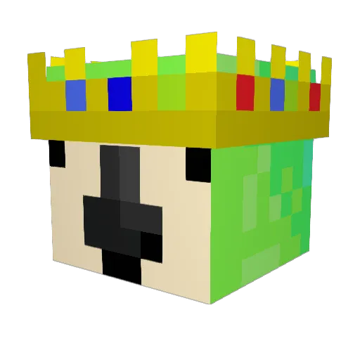 GODPRANAV0097 Minecraft avatar head, 3D render