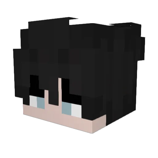 GODRTXz Minecraft avatar head, 3D render