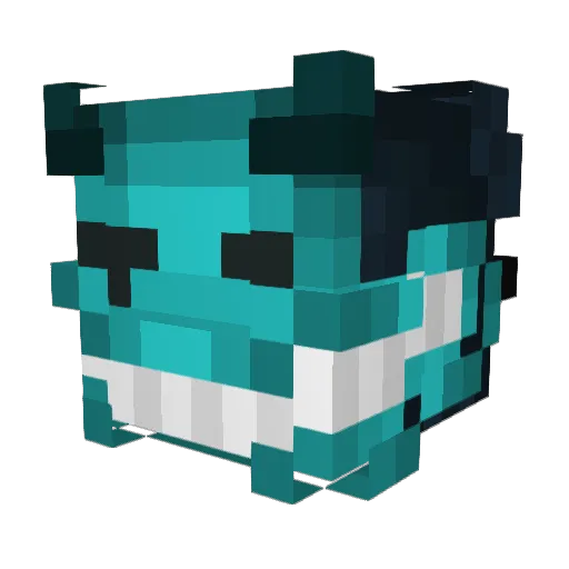 GOD_Noa Minecraft avatar head, 3D render