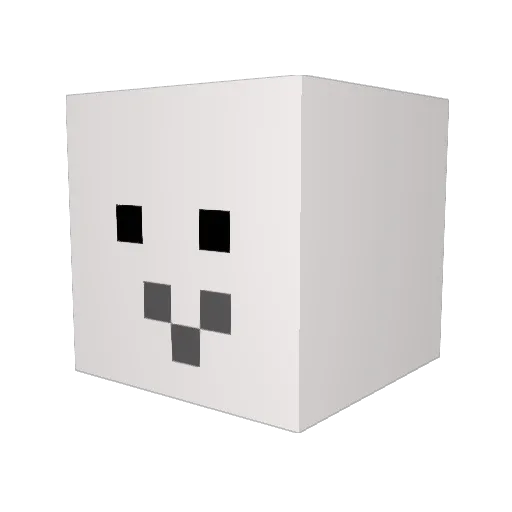 GOD_TWINS Minecraft avatar head, 3D render