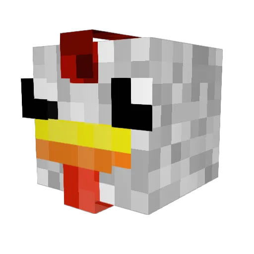 GODalswns Minecraft avatar head, 3D render