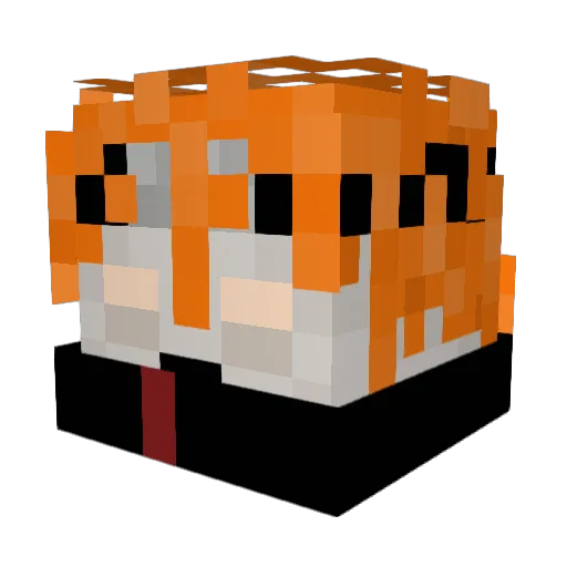 GODgyuseong Minecraft avatar head, 3D render