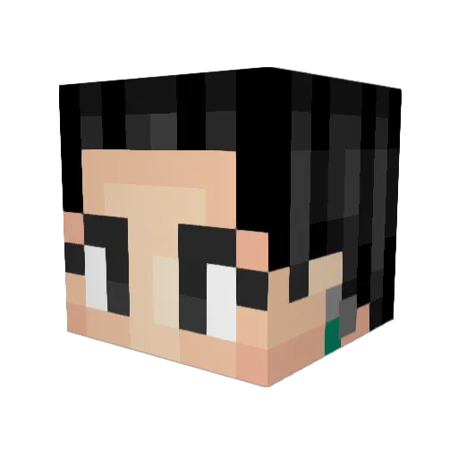 GODjun1027 Minecraft avatar head, 3D render