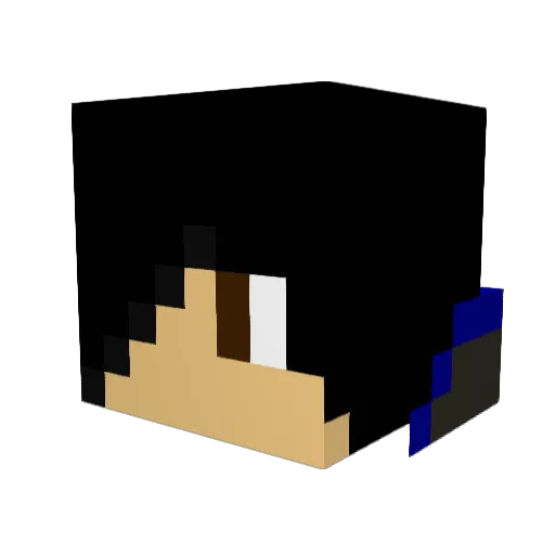 GODlover777 Minecraft avatar head, 3D render