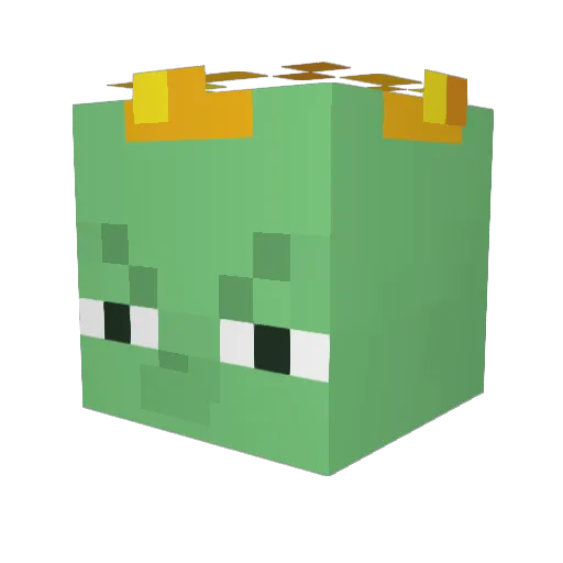 GOJIPKING Minecraft avatar head, 3D render
