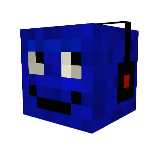 GOK2JZ Minecraft avatar head, 3D render