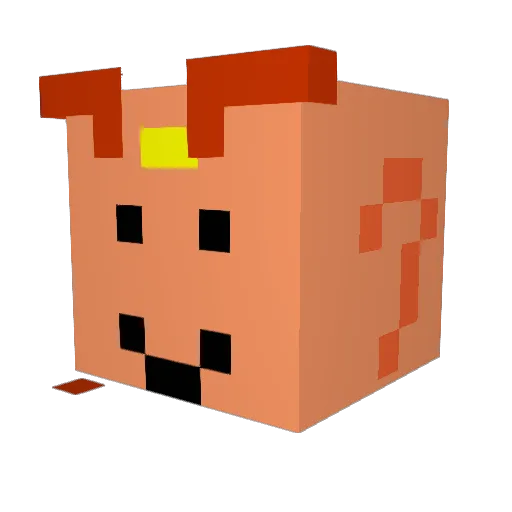 GOKI0611 Minecraft avatar head, 3D render