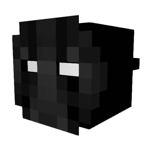 GOLDENWOLF26262 Minecraft avatar head, 3D render