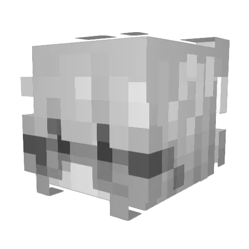 GOLDEN_Void11 Minecraft avatar head, 3D render