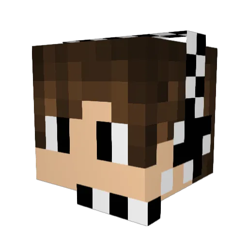 GOLDGAMER0000 Minecraft avatar head, 3D render