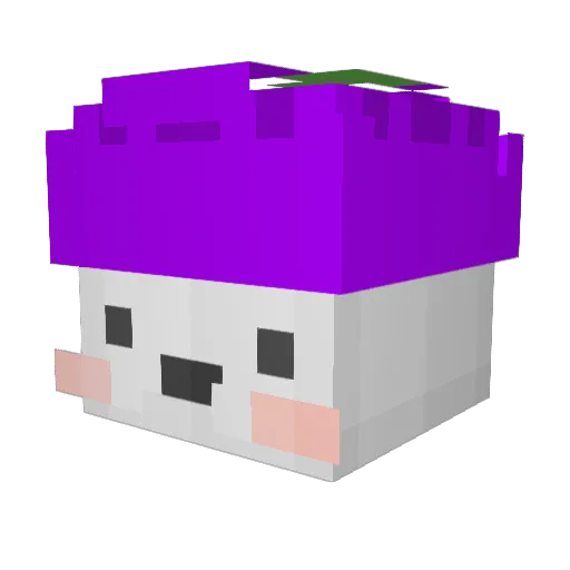GONG_YONG_20 Minecraft avatar head, 3D render