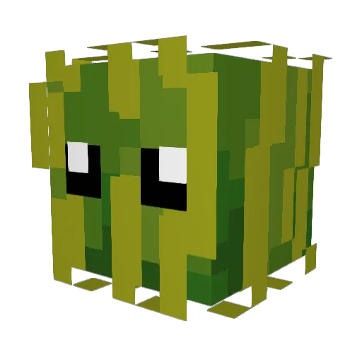 GOOB3R0 Minecraft avatar head, 3D render