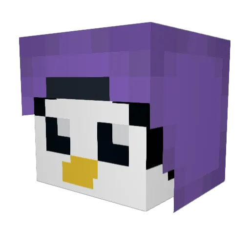 GOOBIS_MC Minecraft avatar head, 3D render