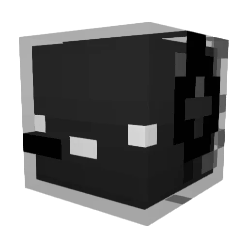 GOODENDINGH Minecraft avatar head, 3D render