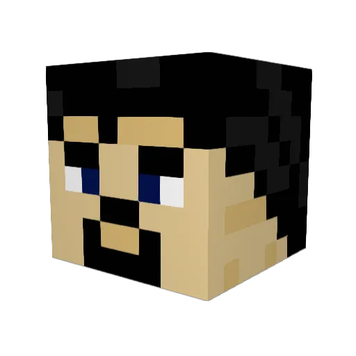 GOODFELLOW111 Minecraft avatar head, 3D render