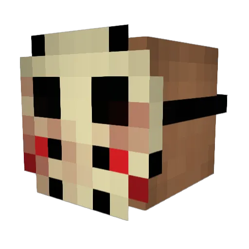 GOQ_Jackpone Minecraft avatar head, 3D render