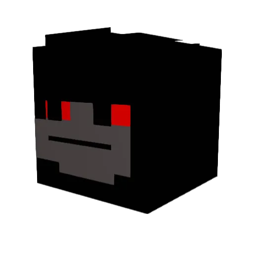 GORILLAPIT Minecraft avatar head, 3D render