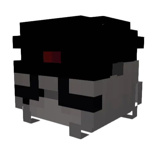 GOSHTY_GIRL_JD Minecraft avatar head, 3D render