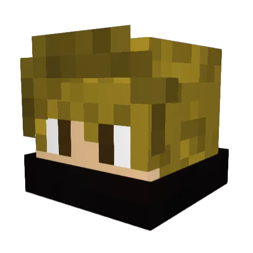 GOT_YOU Minecraft avatar head, 3D render
