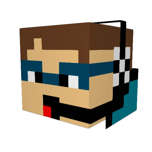 GOWITHTHEFLOW567 Minecraft avatar head, 3D render