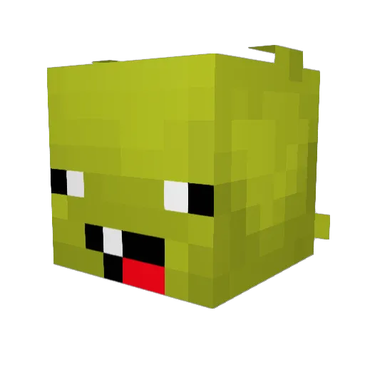 GOXSTRAP Minecraft avatar head, 3D render