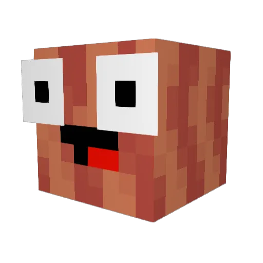 GOYGUIGOI Minecraft avatar head, 3D render
