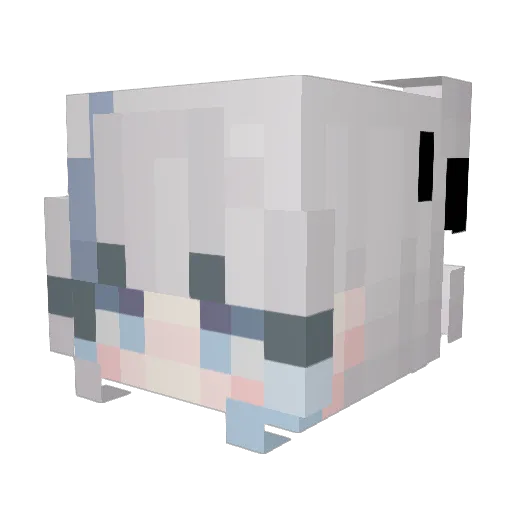 GOYYD Minecraft avatar head, 3D render