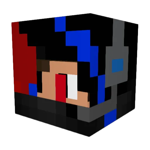 GOZ2015 Minecraft avatar head, 3D render
