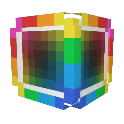 GPDDino Minecraft avatar head, 3D render