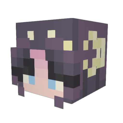 GPD_WIN Minecraft avatar head, 3D render