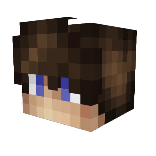 GPJPXP Minecraft avatar head, 3D render