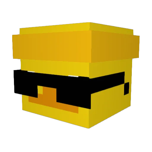 GPK2015 Minecraft avatar head, 3D render