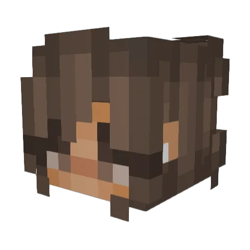 GR1LLEDCHEES3 Minecraft avatar head, 3D render
