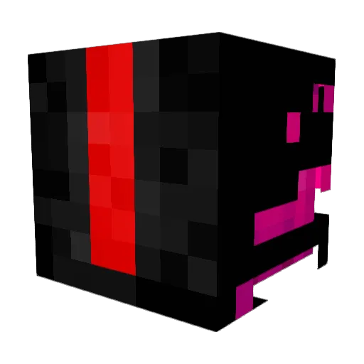 GR1M178956 Minecraft avatar head, 3D render