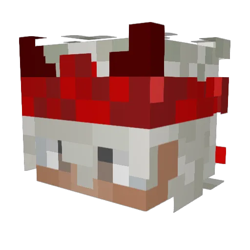 GR3M_ Minecraft avatar head, 3D render