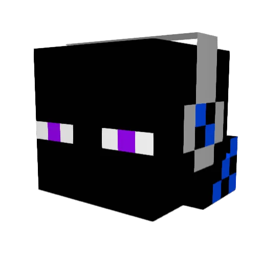 GR8IE Minecraft avatar head, 3D render