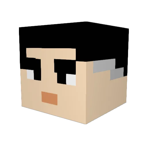 GRANT_PRIME Minecraft avatar head, 3D render