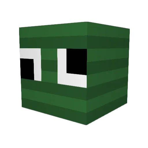 GRASSBOY1910 Minecraft avatar head, 3D render