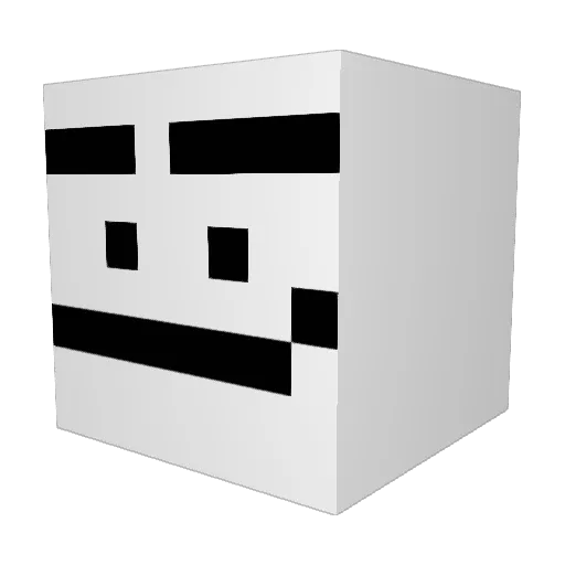 GRAVELISFAT Minecraft avatar head, 3D render